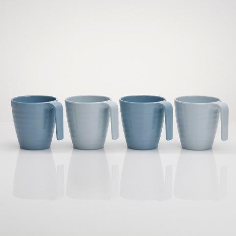 Melaminmuggar Shades of blue