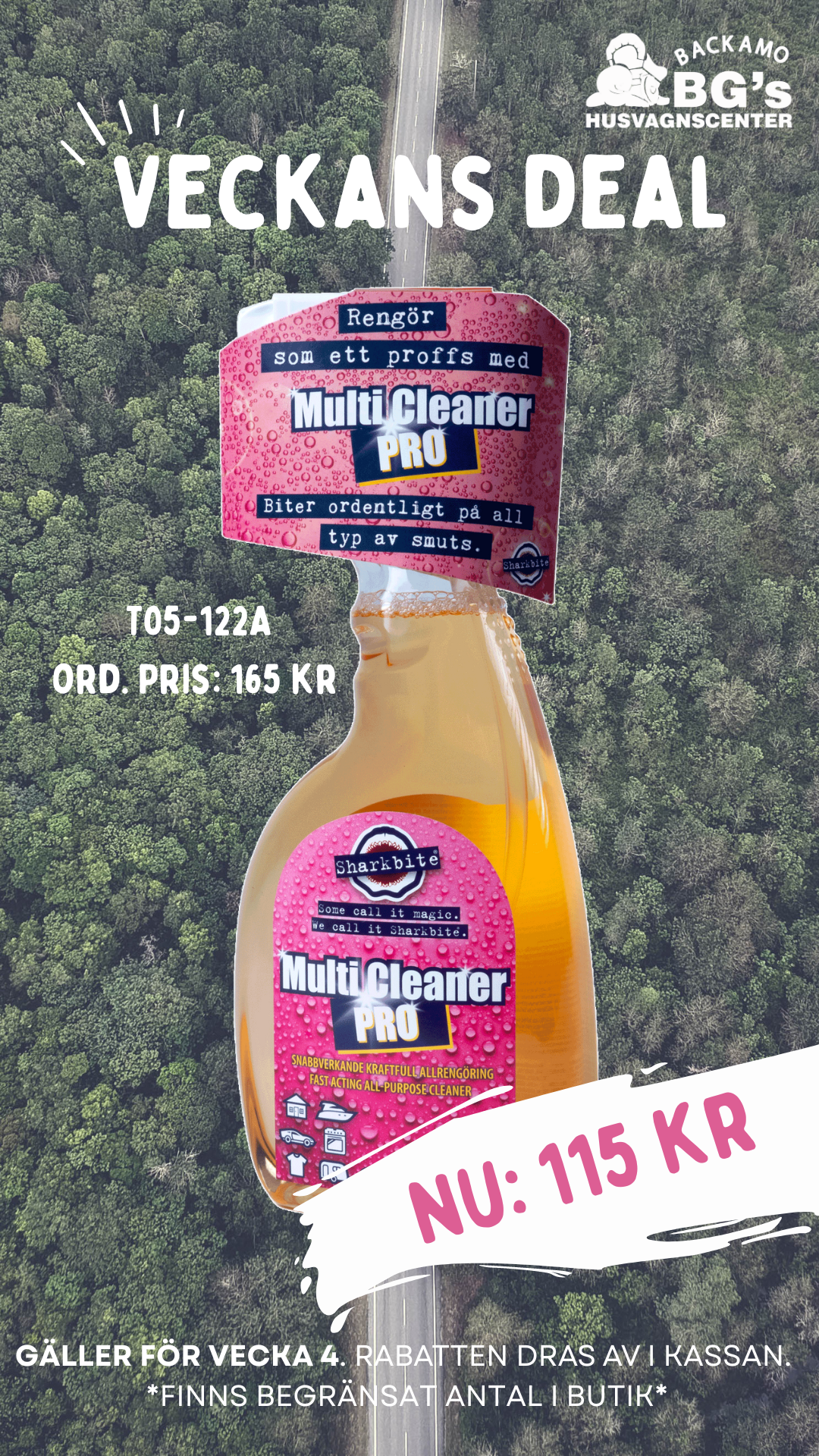 Sharkbite® Multi Cleaner Pro. Sprayflaska