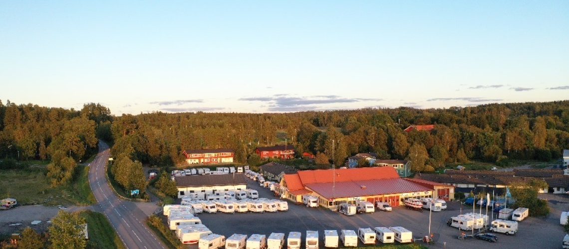 sommar drönarbild